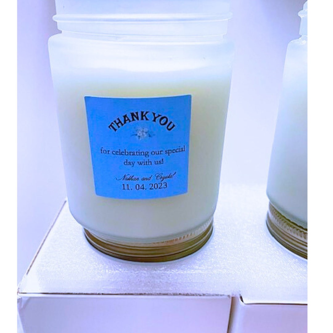 Customized Candle Labels for Personalized Party Bundles Etsy
