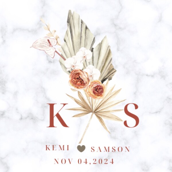 Monogram Wedding - Etsy