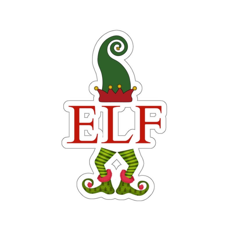 Custom Elf Sticker Labels for Gift Wrapping Winter Wonderland Elf ...