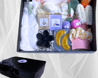 Caja de regalo de autocuidado personalizada para el Día de la Madre mimos en casa Set de regalo de mimos de bienestar de aniversario para parejas de recién casados Kit de relajación