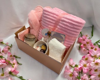 Soft and Cozy Wellness Box for Her Birthday Renewal Retreat Self-Care Box for Wife Nourish and Uplift Spa Gift Box for Boyfriend Pamper Pack