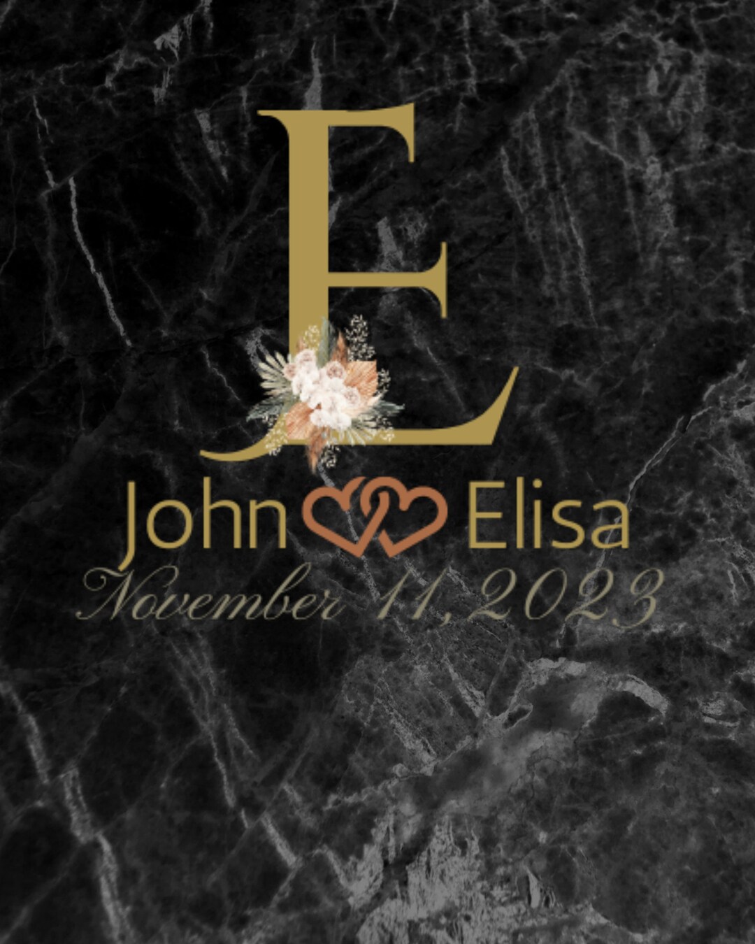 Dance Floor Logo Monogram Template With Customizable Details Etsy