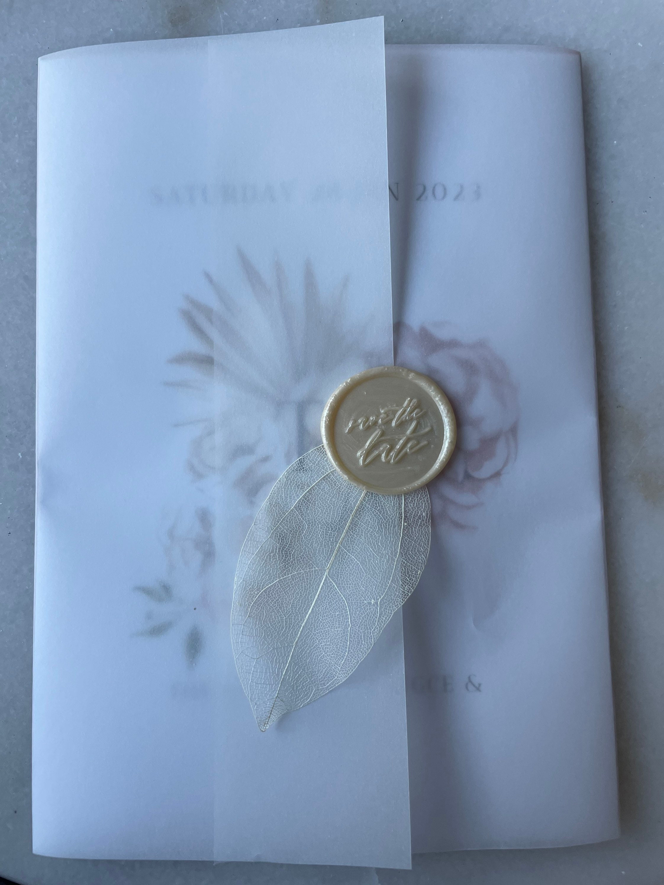 Plain Vellum Sleeve for 5x7 Invitations Etsy Australia