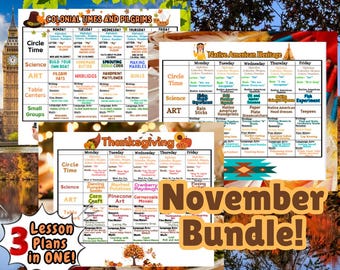 November Themed Activities for Preschool with Printable Worksheets Giggling Einsteins Curriculum