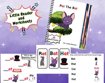 Little Reader and Worksheets for &quot;At&quot; Word Family