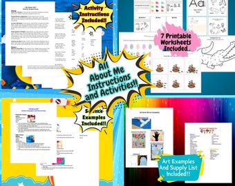 All About Me Preschool Lesson Plan Printable worksheets Giggling Einsteins Curriculum