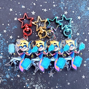 Magic Librarian Boy Acrylic Charm