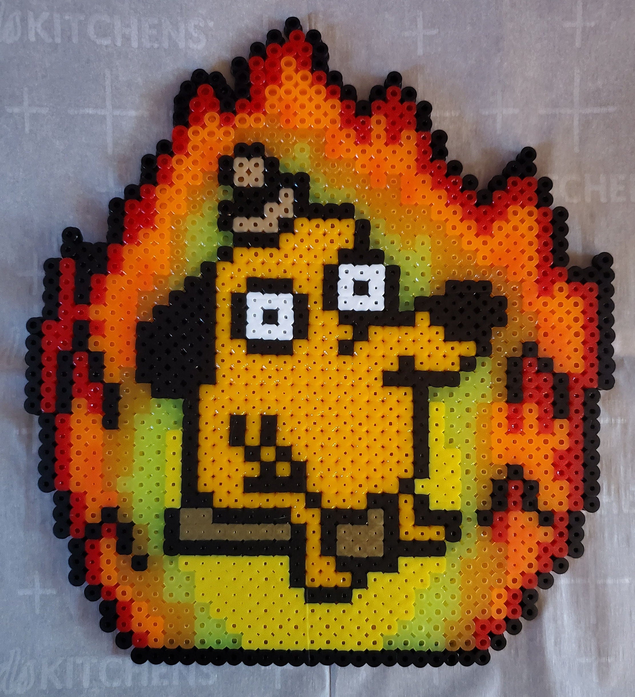 Cursed Emoji Perler Bead Perler Bead Pattern, Bead Sprites