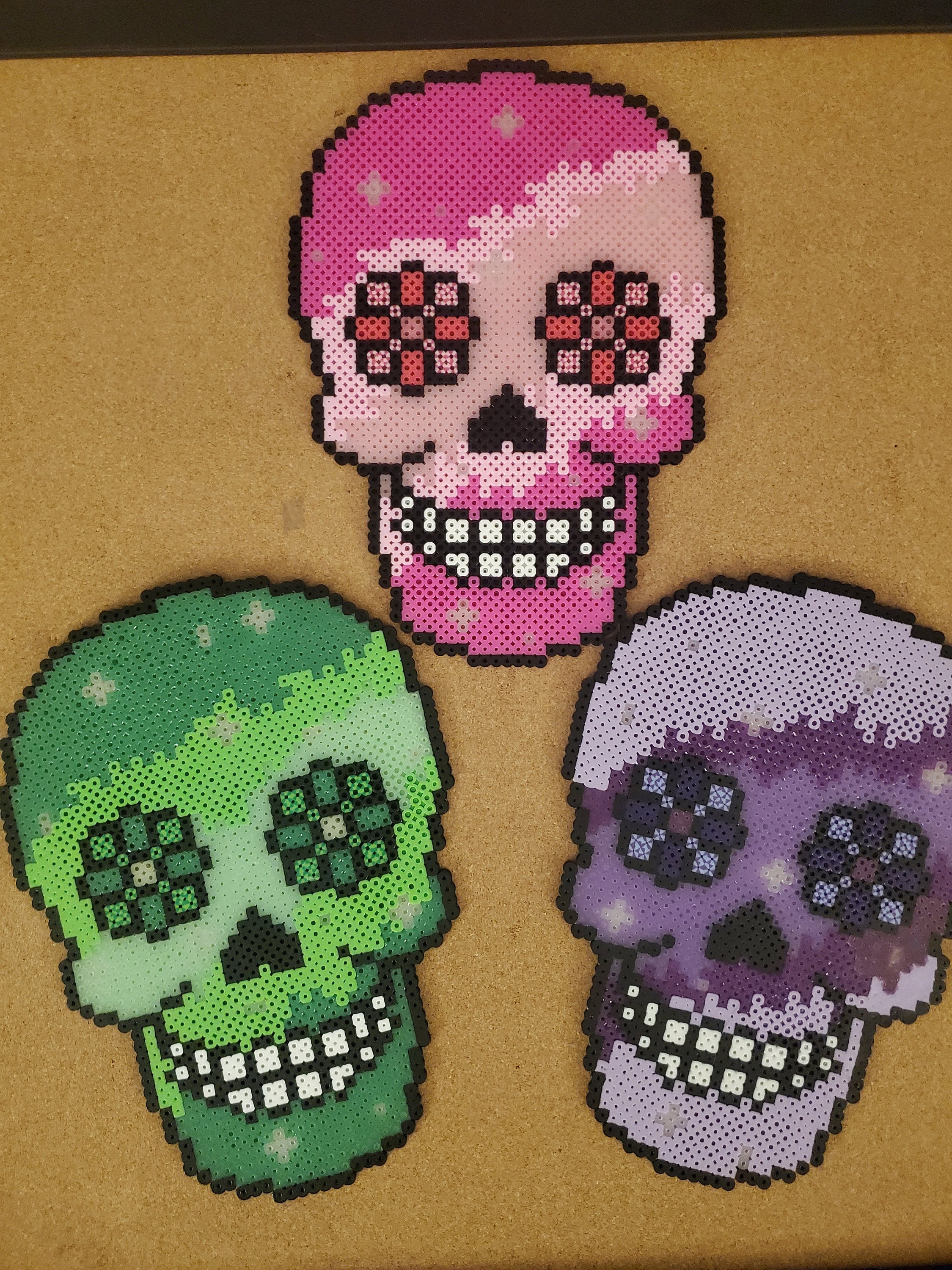 Sugar Skull Perler