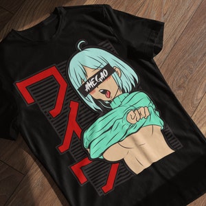 Waifu Anime Theme T-Shirt - Süßes Kawaii Anime Girl T-Shirt, Japanische Otaku Kleidung, Sexy Manga Fan Shirt, Unisex Anime Kleidung