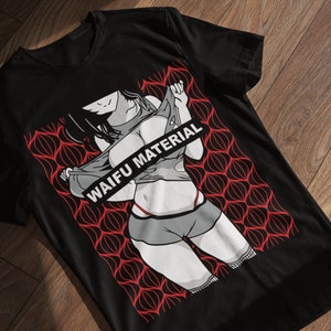 Waifu Anime Theme T-Shirt - Süßes Kawaii Anime Girl T-Shirt, Japanische Otaku Kleidung, Sexy Manga Fan Shirt, Unisex Anime Kleidung