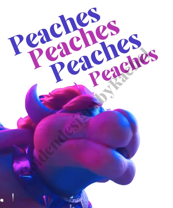 Bowser Mario Peaches Inspired Instant Download Digital File 