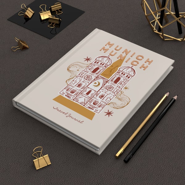 Unique Munich, Germany Inspired Journal with Beautiful Poster Artwork - Ideal for Travelers