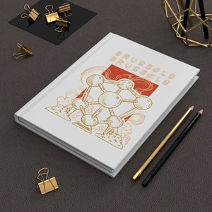 Travel Journal with Stunning Front Cover Artwork, Adventures in Belgium, Hardcover Journal