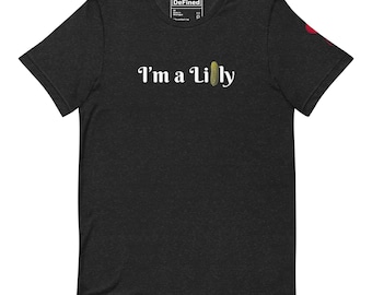 Camiseta de terror "Soy una Lilly" • Manga globo roja, inspirada en Derry