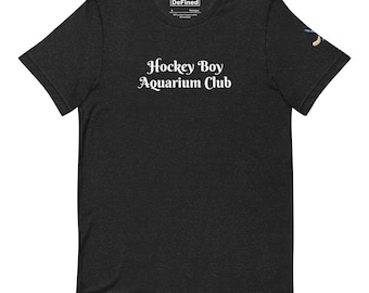 Camiseta unisex de hockey para niño del Aquarium Club / Inspirada en el programa de televisión Heated Rivalry / Camiseta con gráfico de hockey