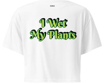 Camiseta corta para mujer "Mojo mis plantas", regalo natural