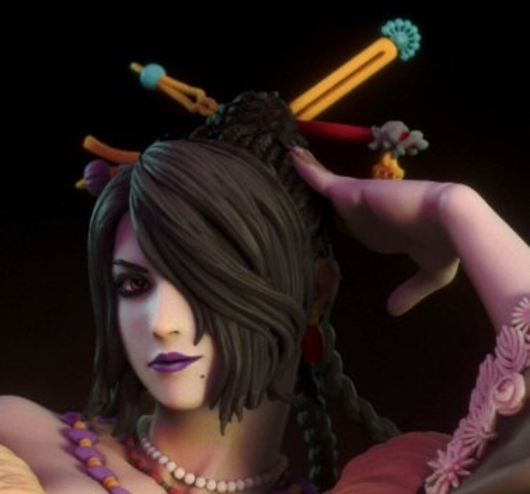 Lulu 3D Printed Statue Painted or Garage/model Kit Designed by Torrida ...