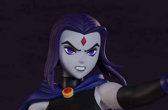 raven teen titans 3D Print Model