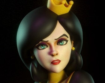 Dr. Mrs. The Monarch 3D Printed Statue | Painted or Garage/Model Kit | Designed by Torrida Minis