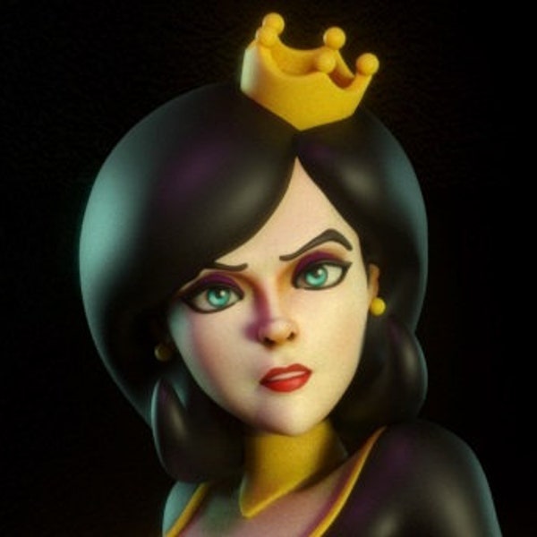 Dr. Mrs. The Monarch 3D Printed Statue | Painted or Garage/Model Kit | Designed by Torrida Minis