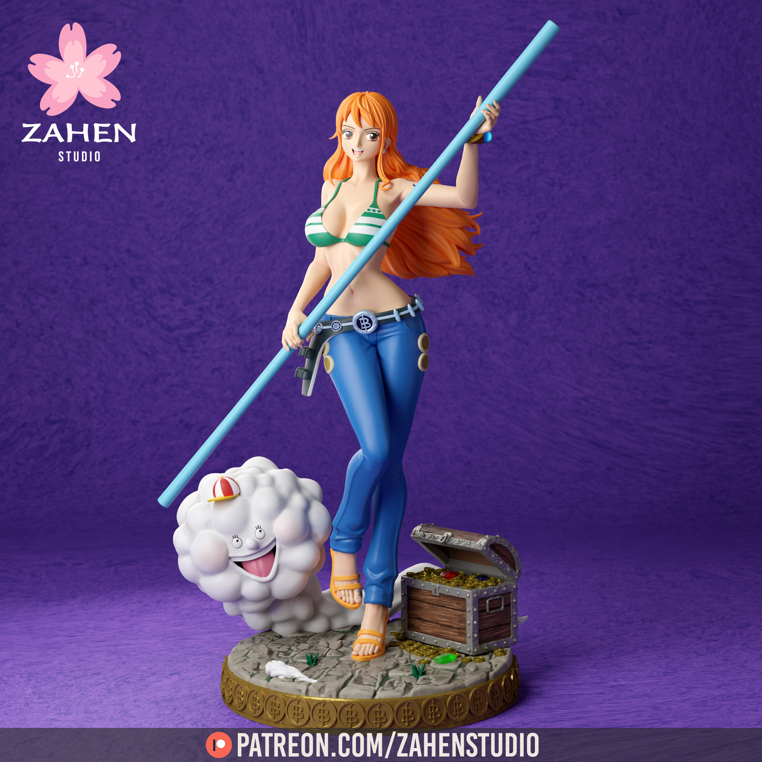 One Piece Anime Nami Action Figure