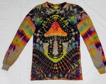 Small Amanita Midnight Forager Long Sleeve Reverse Dyed