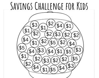 Savings Challenge for Kids!