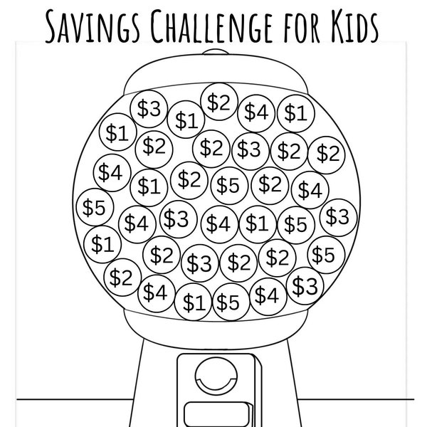 Savings Challenge for Kids!