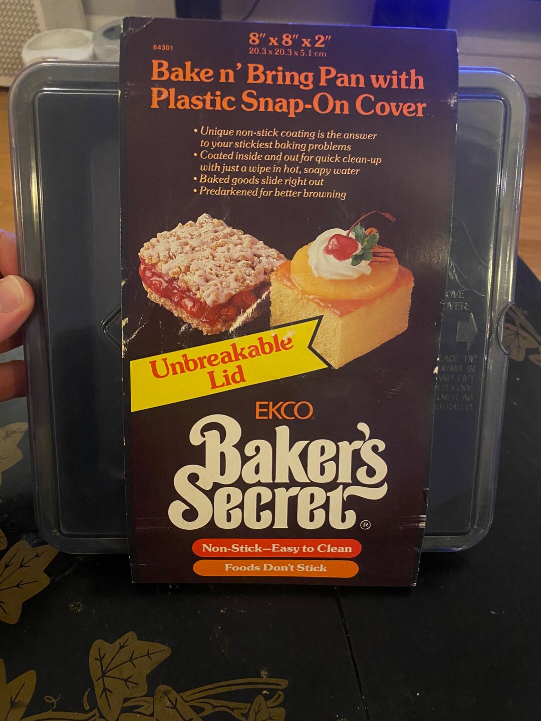 Ekco Bakers Secret Bake and Bring Pan Etsy