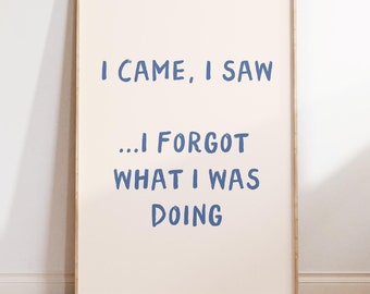 Lustige ADHD Print Neurodiversent Wand Kunst ADHD Geschenke Minimalistisches Poster Trendy Zitat Print Neurovielfalt - Instant Download druckbare Kunst
