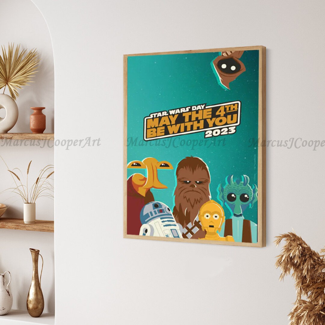 SW Day May the 4th Be With You Poster 2023 Etsy