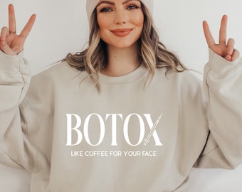 Funny botox nurse Sweatshirt, Aesthetic injector shirt, Botox filler Dealer, Cosmetic Nurse Gift, PA RN Dermal Filler Injector shirt
