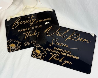 Treatment room decor acrylic beauty displays, Small business Lash and brow gift, Beauty salon decor, makeup artist gift, facial salon sign