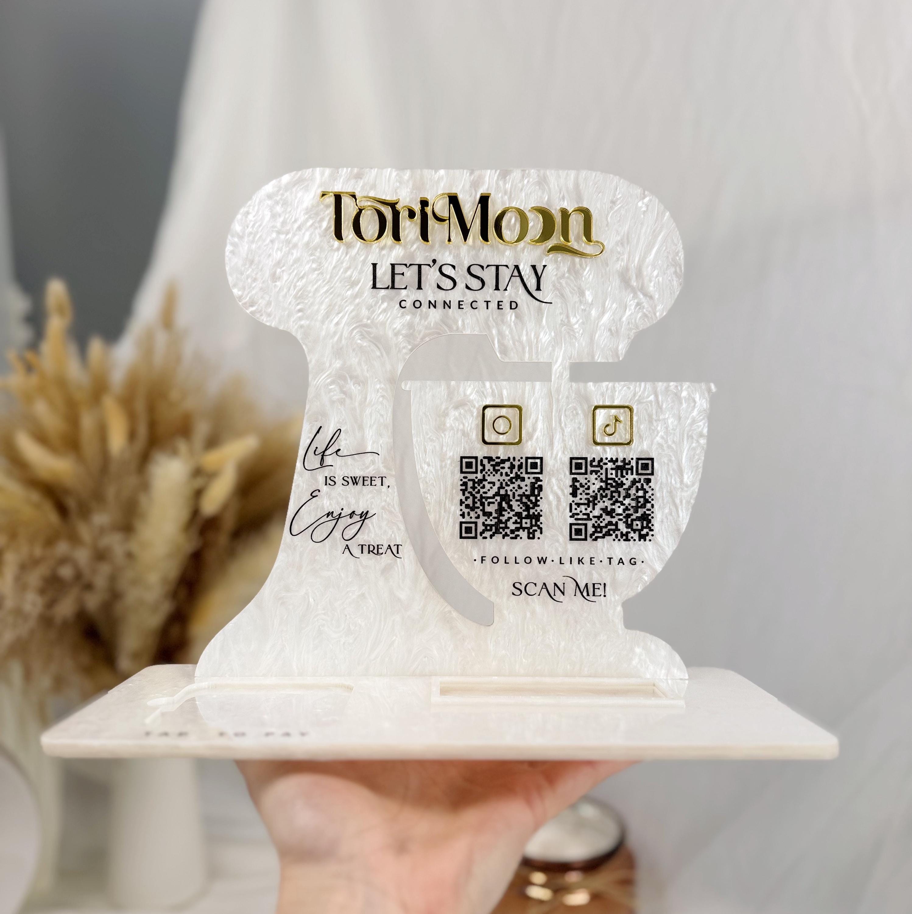 Multi Baker QR Code Sign Stand Mixer+ Card Holder+ Square Reader ...