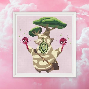 Patrón de punto de cruz de Hestu Zelda: Lágrimas del Reino (PDF)