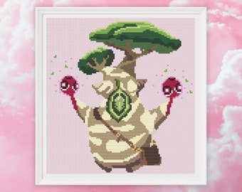 Patrón de punto de cruz de Hestu Zelda: Lágrimas del Reino (PDF)