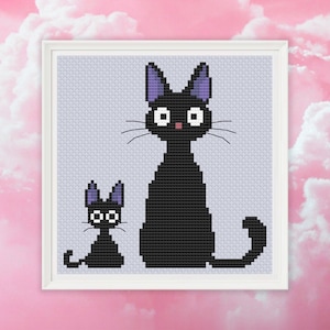 Kiki Cross Stitch Pattern, Counted Cross Stitch, Kiki's Delivery Service, Jiji Cat, Chibi, Night Sky, Flying Witch, Pdf Pattern Download - Etsy Kiki Cross Stitch Pattern, Counted Cross Stitch, Kiki's Delivery Service, Jiji Cat, Chibi, Night Sky, Flying Witch, Pdf Pattern Download - Etsy