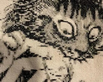 Junji Ito Sudden Attack Cat Cross Stitch Pattern: Anime Manga (PDF