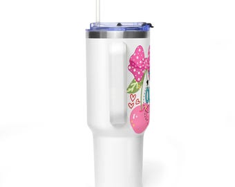 Copo térmico "A confiança supera o medo" | Salmo 34:4 (cristão) 1,18 L