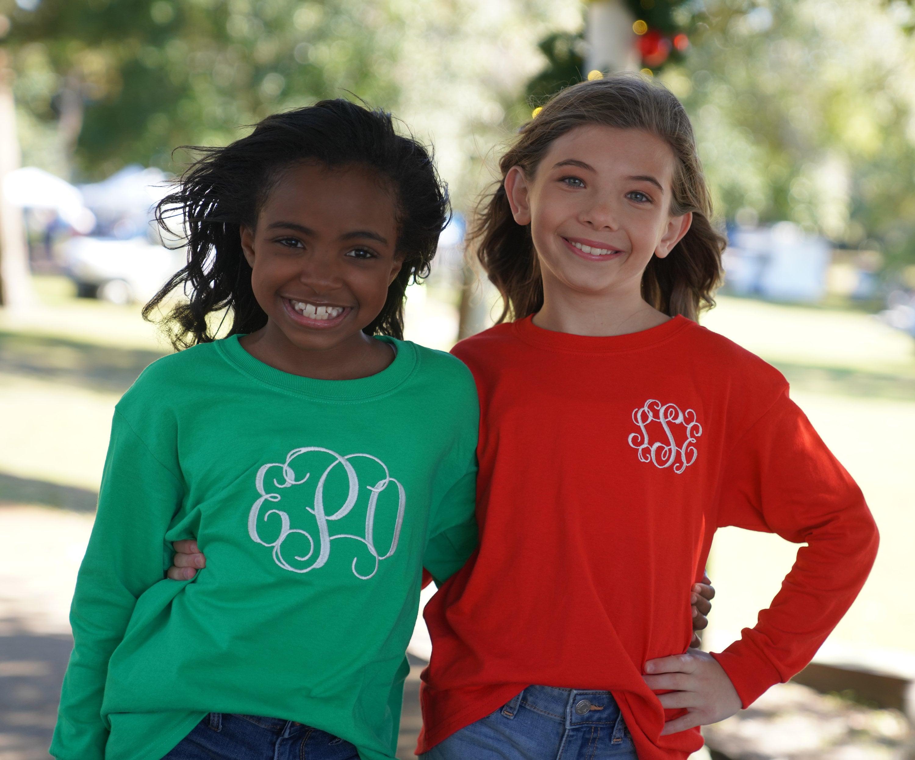 Girls monogram shirts hotsell
