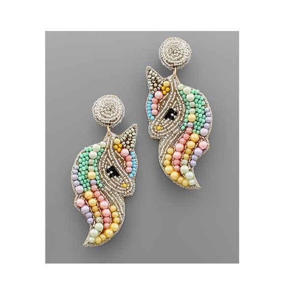 Unicorn Earrings - Etsy