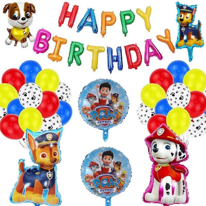 Decoration Anniversaire Pat' Patrouille, Deco Ballon Anniversaire 2 an  Garçon, Patte Patrouille Ballon, Banniere et Cupcake Toppers Déco  Anniversaire Enfant (Numéro 2) : : Cuisine et Maison