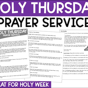 Holy Thursday Prayer Service | Catholic