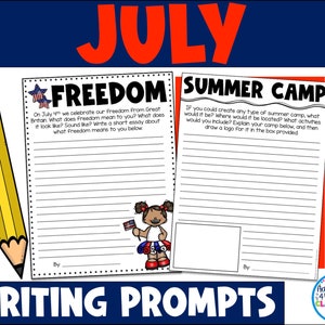 July Writing Prompts