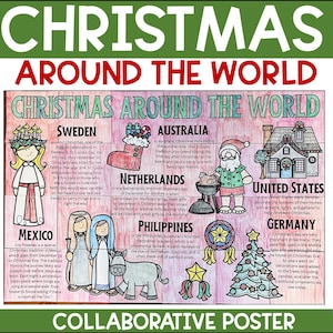 Christmas Around the World Collaborative Poster
