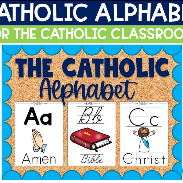 Catholic Alphabet Posters