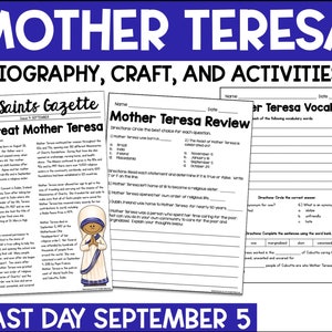 Mother Teresa Biography & Activities (St. Teresa of Calcutta)