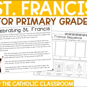 St. Francis of Assisi Activities | Primary Grades