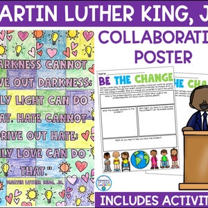 Martin Luther King, Jr. Collaborative Poster